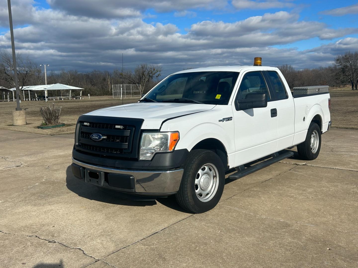 2014 White /Gray Ford F-150 (1FTEX1CM8EK) , located at 17760 Hwy 62, Morris, OK, 74445, (918) 733-4887, 35.609104, -95.877060 - Photo#0